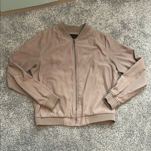 Tan Bomber Jacket